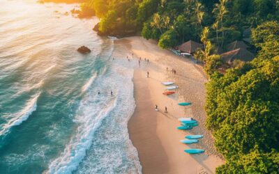 5 plages à Bali pour les surfeurs débutants : où trouver les meilleures conditions de vagues